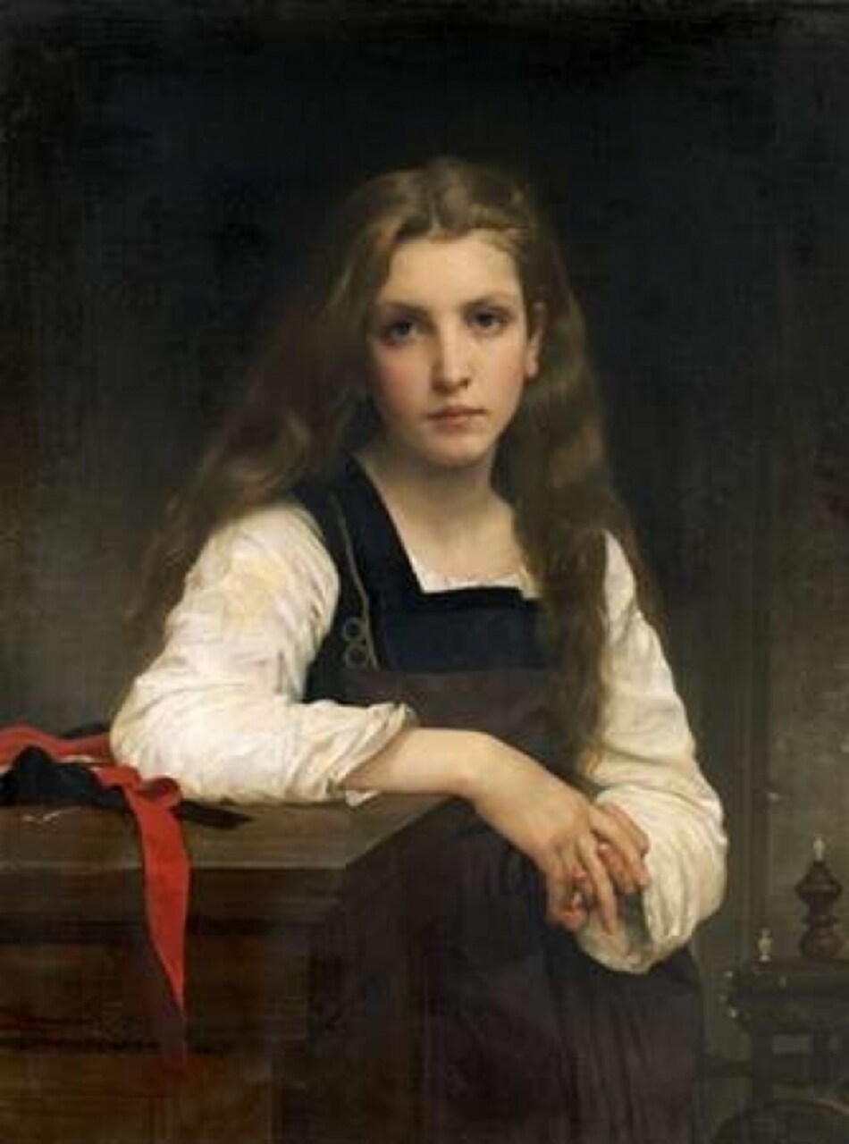 The Fair Spinner Poster Print by William-Adolphe Bouguereau - Item # VARPDX265984